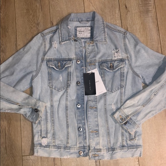 zara blue denim jacket